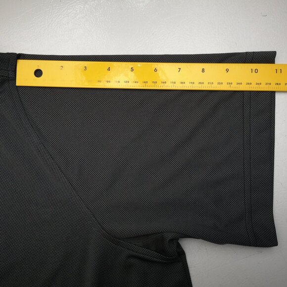 Bolle Men's Size XXL Charcoal & Black Short Sleeve 3 Button Closure Polo Shirt - Picture 8 of 9